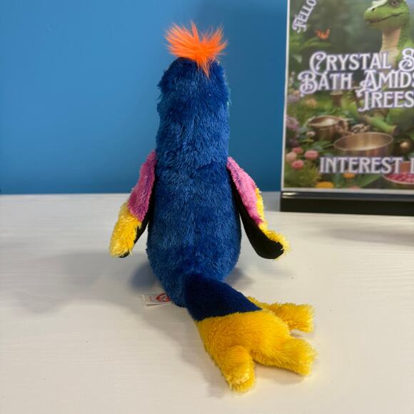 Ty Beanie Boo Wynnie Parrot 6" Plush EUC Colorful Bird Rainbow - Picture 4 of 5